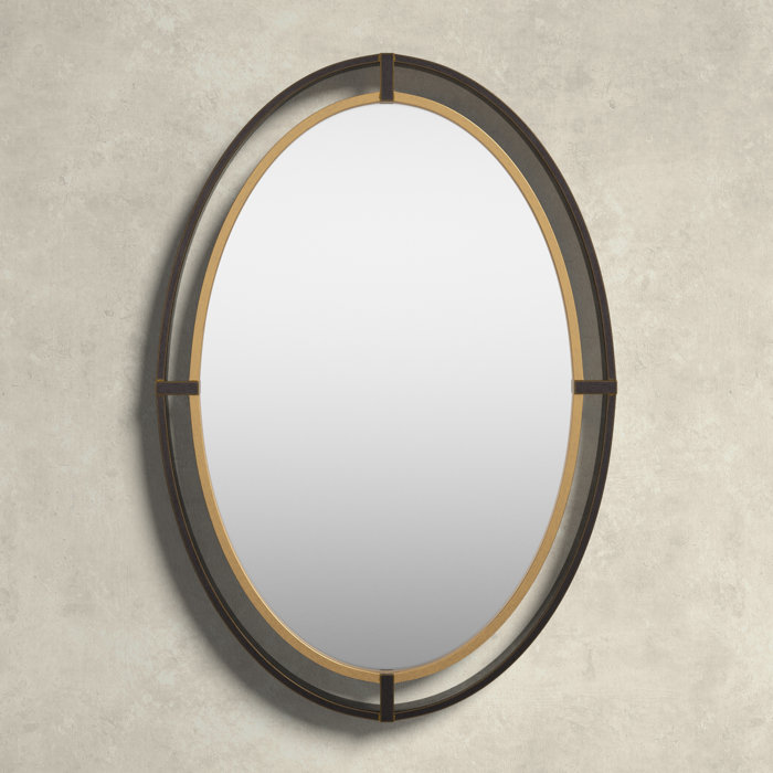 Birch Lane™ Henning Oval Metal Wall Mirror & Reviews Wayfair